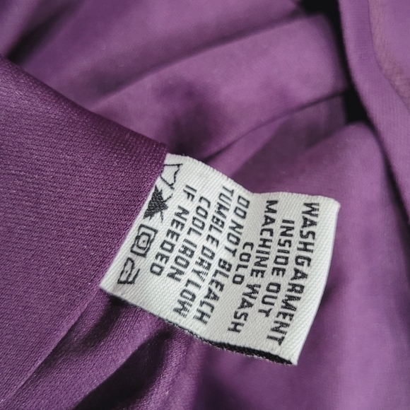 Jax Women's Sz 12 Retro Mod Dress Purple Paisley with Pockets - Picture 6 of 9